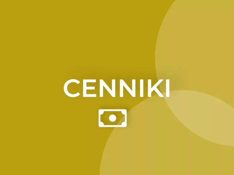 Cenniki dla systemu rezerwacji.